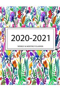 2020 - 2021 Weekly And Monthly Planner
