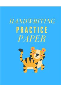 The Handwriting Practice Paper Book For Kids