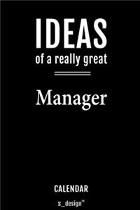 Calendar for Managers / Manager
