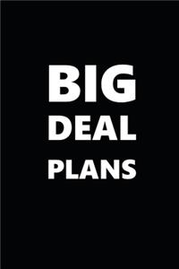 2020 Weekly Planner Funny Humorous Big Deal Plans 134 Pages