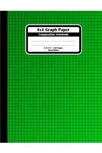 4x4 Graph Paper Composition Notebook