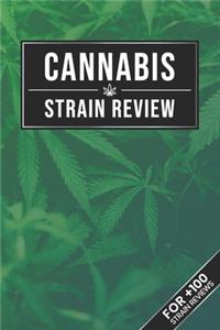 Cannabis Marijuana Weed Strain Review Log Book Journal Notebook - Leaf Jungle