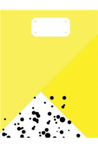 Yellow Moroccan Print Composition Notebook