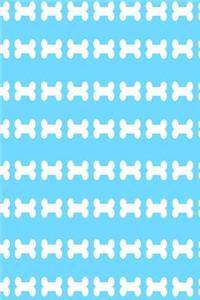 Dog Bone Pattern Lined Journal