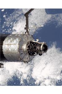 Space Station Sky Science School Composition Book 130 Pages