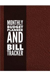 Monthly Budget Planner and Bill Tracker