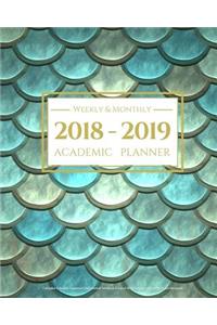 2018-2019 Academic Planner Weekly and Monthly