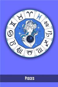 Pisces: Zodiac Astrology Symbol Star Sign Gift Journal