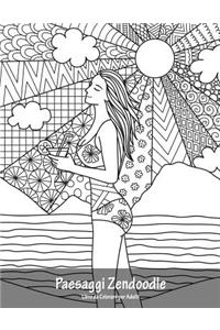 Paesaggi Zendoodle Libro da Colorare per Adulti 1