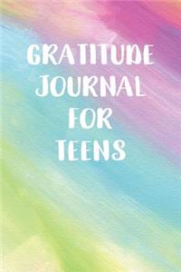 Gratitude Journal for Teens