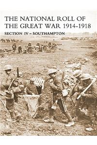 NATIONAL ROLL OF THE GREAT WAR Section IV - Southampton