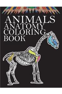 Animals Anatomy Coloring Book