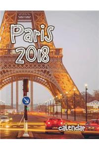 Paris 2018 Calendar (UK Edition)