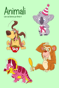 Animali Libro da Colorare per Bimbi 4