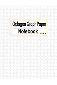 Octagon Graph Paper Notebook 1/2 Inch