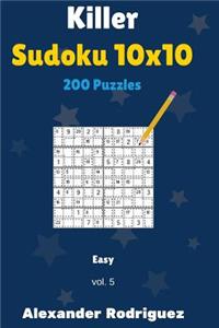 Killer Sudoku 10x10 Puzzles - Easy 200 vol. 5