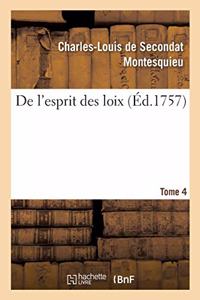 de l'Esprit Des Loix