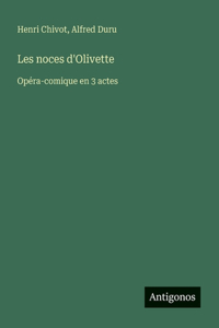 Les noces d'Olivette