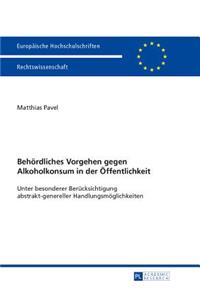 Behoerdliches Vorgehen gegen Alkoholkonsum in der Oeffentlichkeit