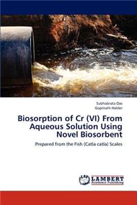 Biosorption of Cr (VI) From Aqueous Solution Using Novel Biosorbent