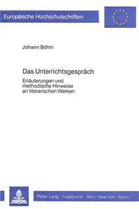 Das Unterrichtsgespraech