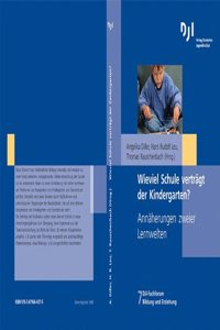 Wieviel Schule Vertragt Der Kindergarten?