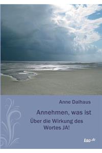 Annehmen, Was Ist