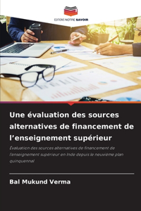 Une évaluation des sources alternatives de financement de l'enseignement supérieur