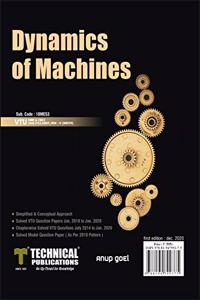 Dynamics of Machines for BE VTU Course 18 OBE & CBCS (V- Mech. -18ME53)