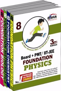 New Pattern Class 8 Boards + Pmt/ Iit Foundation (Science + Maths)  Set Of 4 Books (Set Of 4 Books)