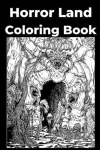 Horror Land Coloring Book