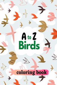 A to Z Birds Coloring Book