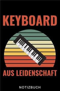 Keyboard Aus Leidenschaft Notizbuch
