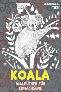 Malbücher für Erwachsene - Mandala - Tier - Koala