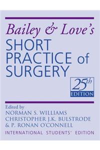 Bailey & Lover's Short Practice Of Surgery (Ex) P.B.(E) : 25/Ed, 2008