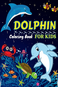 Dolphin Coloring Book For Kids