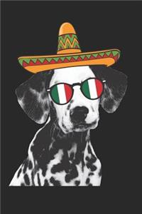 Dalmatian Notebook 'Cinco De Mayo' - Gift for Dalmatian Lovers - Dalmatian Journal