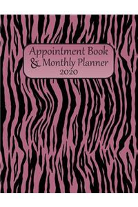 Appointment Book Monthly Planner 2020