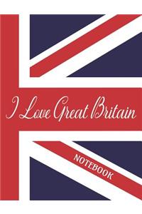 I Love Great Britain - Notebook