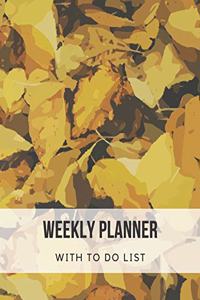 Weekly Planner with To Do List