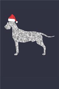 Christmas Gift for Great Dane Lovers - Great Dane Notebook - Great Dane Journal