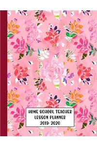 Home School Teacher Lesson Planner 2019-2020