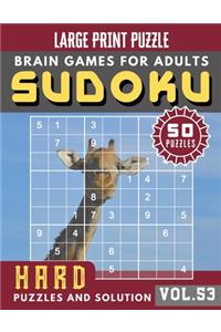 Hard Sudoku Large Print