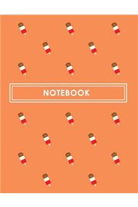 Ice Lolly Notes & Exercise Book (Orange)