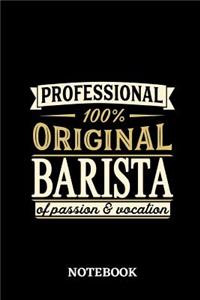 Professional Original Barista Notebook of Passion and Vocation