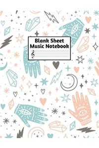 Blank Sheet Music Notebook