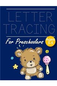 Letter Tracing for Preschoolers Teddy Bear