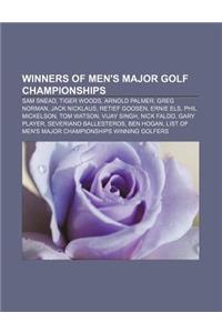 Winners of Men's Major Golf Championships