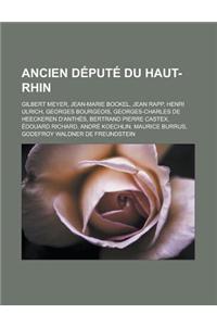 Ancien Depute Du Haut-Rhin