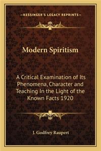 Modern Spiritism